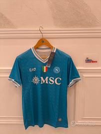 EA7 maglia calcio Napoli home 2025/2026 taglia L