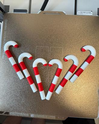 Candy Cane stampato 3D