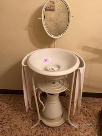 Lavabo antico Completo con Toeletta da camera