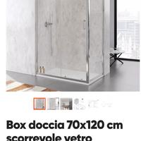 box doccia 70x120 serie young