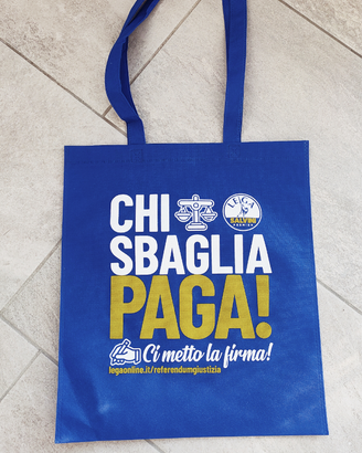 Borsetta CHI SBAGLIA PAGA, Giustizia - Lega