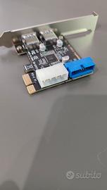 Scheda USB 3.0 pci-express