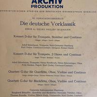 GEORG PHILIPP TELEMANN - VINILE