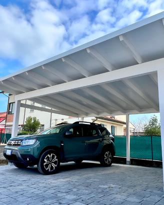 Pergolato per auto - Carport 6x5 con Telo in PVC