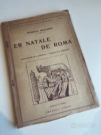 Libro di poesie Romolo Bacchini fascismo Roma