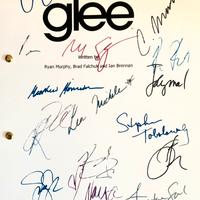 Script Glee autografato