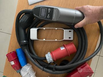 EV charging cable 32 a 22 kw , wall box portabile