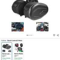 Borse laterali per tutte le moto