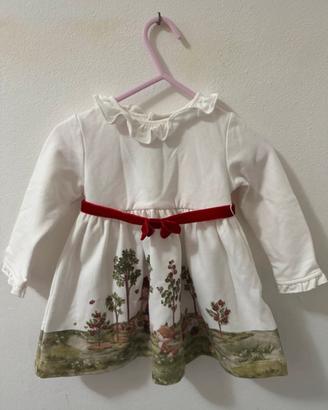 Abito neonata bambina 9-12 mesi Mayoral