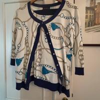 3 pezzi Luisa Spagnoli stampa foulard estiva