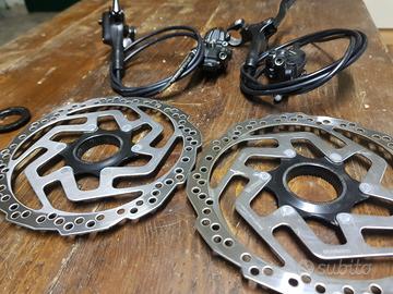 impianto frenante shimano mt200 