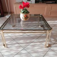 Tavolino piano in vetro