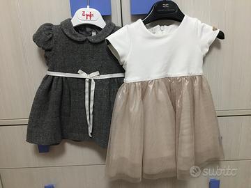 Vestito abito bimba cerimonia IL GUFO 9 mesi