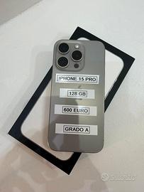 iPhone 15 pro 128GB pari nuovo promo