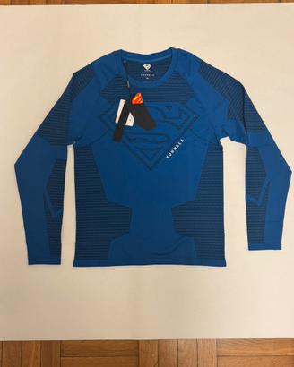 Maglia YoungLa Superman 8066 Compression XXL Blu