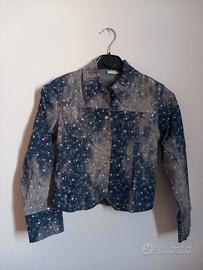 Completo jeans giubbino e pantaloni anni 12