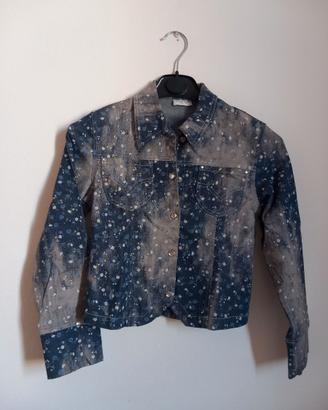 Completo jeans giubbino e pantaloni anni 12