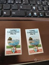 Francobollo Napoli Campione d'Italia 1986/87