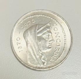 1000 Lire 1970 Argento Roma Capitale/Concordia