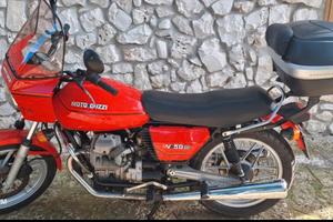 Moto Guzzi V50 1984 rosso originale