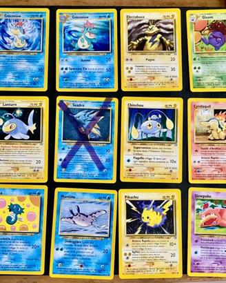 Lotto 11 Carte Pokémon Neo Genesis