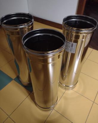 Tubi acciao inox fi 15 da cm.50 nuovi