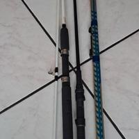 3 canne da pesca