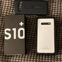 Samsung Galaxy S10 Plus 128 GB Prisma White+cover