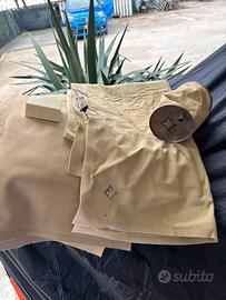 Materassini gonfiab tela vintage esercito italiano