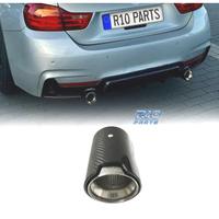 TERMINALE SCARICO BMW LOOK M IN CARBONIO TONDO