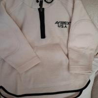 pile con cappuccio Avirex tg 4 anni