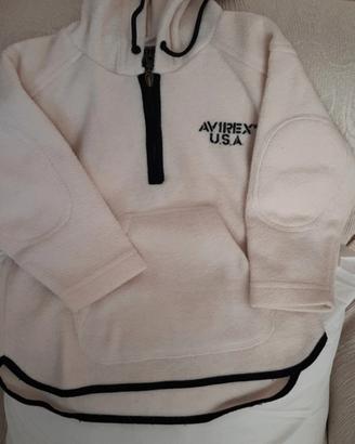 pile con cappuccio Avirex tg 4 anni