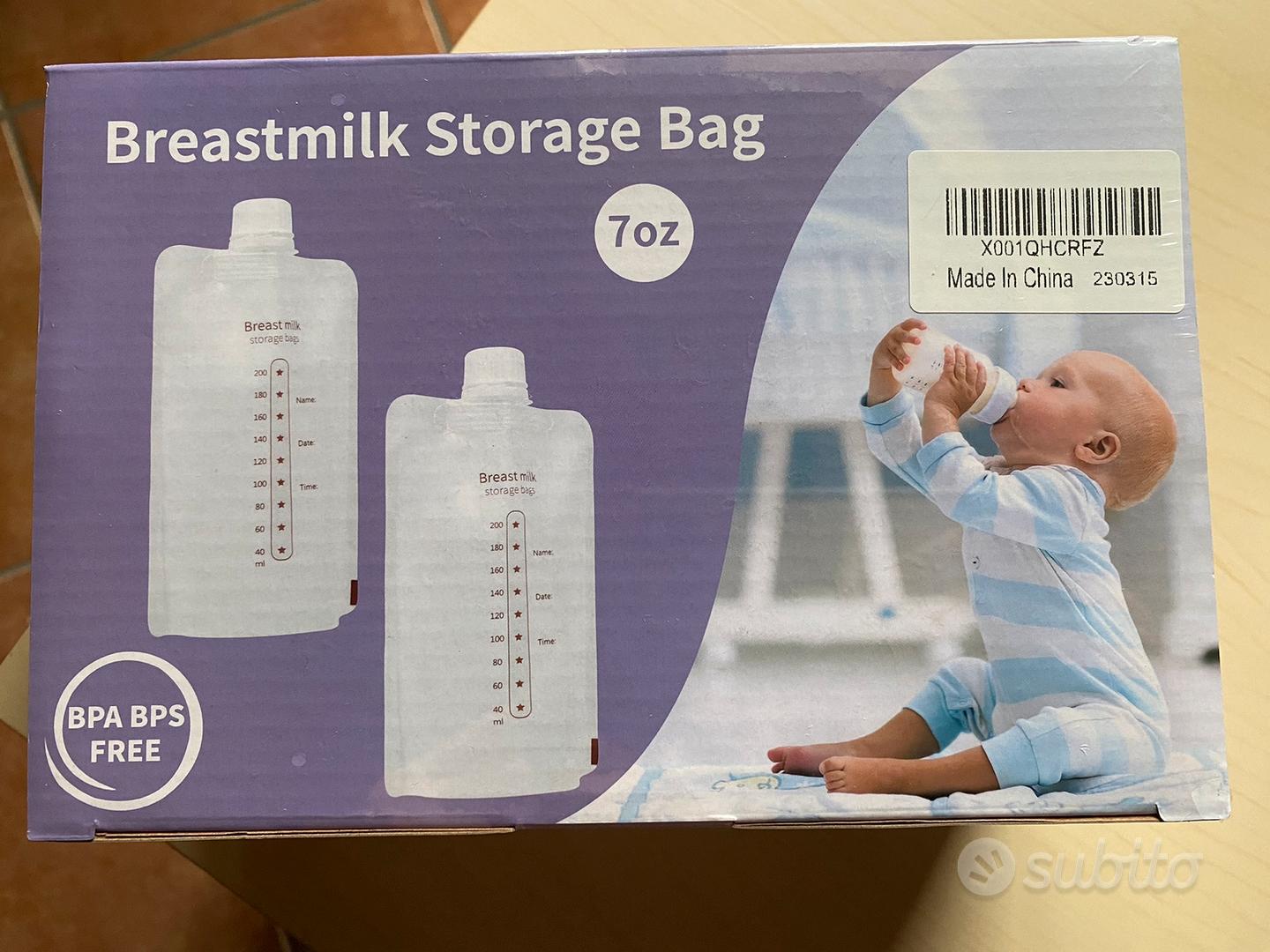 Sacchetti latte materno riutilizzabili - Tutto per i bambini In vendita a  Brescia