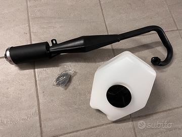 Marmitta e sebatoio per minimoto