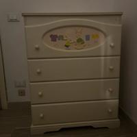 Cassettiera ampia in legno