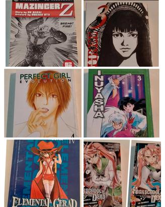 STOCK di N. 7 FUMETTI  MANGA