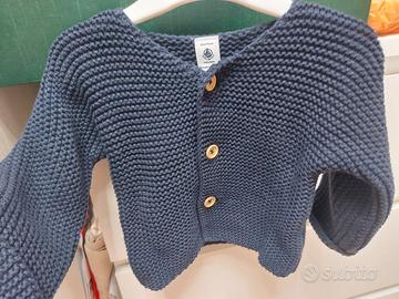 golfino blu cotone petit bateau  anno 2024