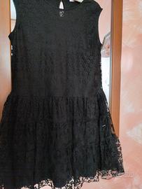 abitino nero in pizzo 