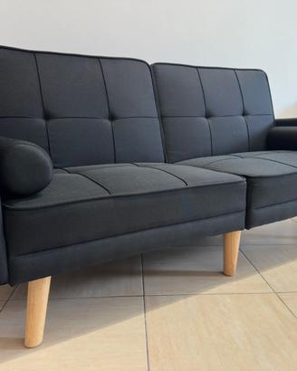 Divano letto nero