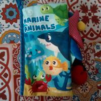 Libro tattile animali marini