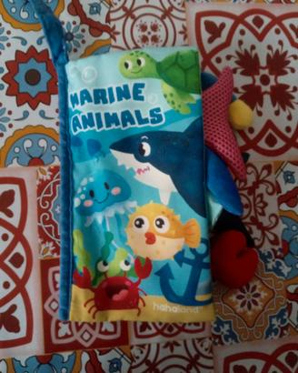 Libro tattile animali marini