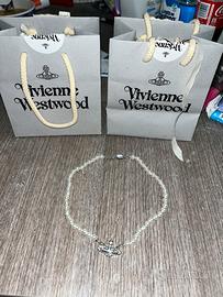 Collana vivienne westwood argento