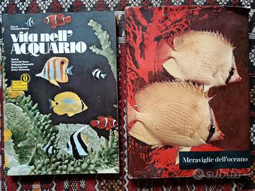 2 libri acquari e pesci