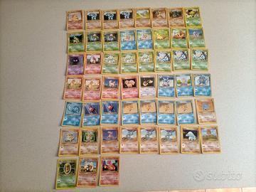 serie carte Pokemon 1° edizione 1999 totale n°51