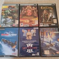 Lotto 6 videogiochi PC game Ita