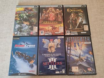 Lotto 6 videogiochi PC game Ita