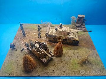 Diorama 1:35 Panther Ausf A e GRILLE  zona Nettuno