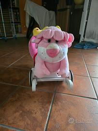 Sedia a dondolo leoncina bimba
