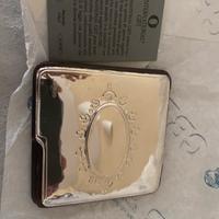 Specchietto da borsetta vintage in Argento