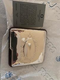 Specchietto da borsetta vintage in Argento